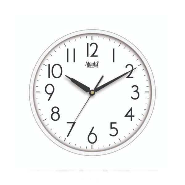 Ajanta Wall Clock – Fancy Clock – White AJ-4007