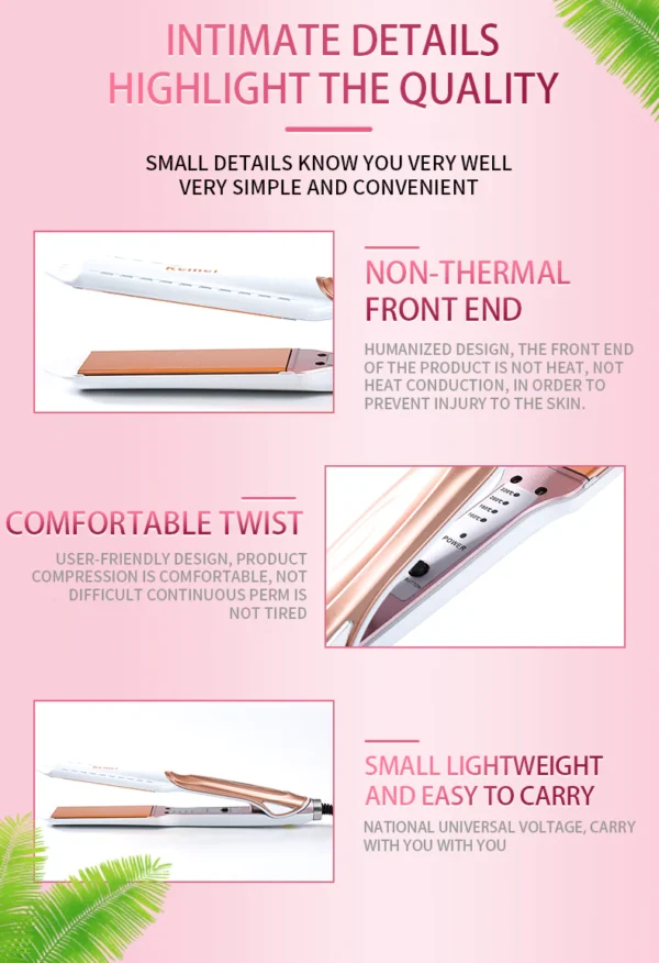 Kemei Km-471 Professional Hair Straightener