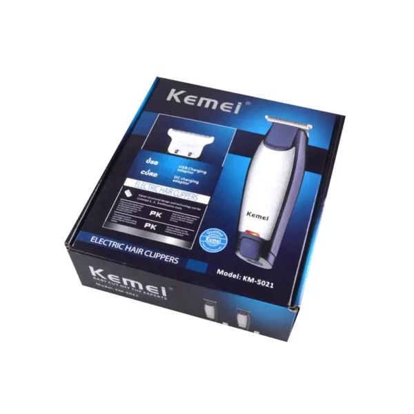 Kemei Rechargeable Hair Clipper Trimmer High Performance T-Blade KM-5021