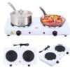 DOUBLE SOLID HOT PLATE 2000W (White) BM-224