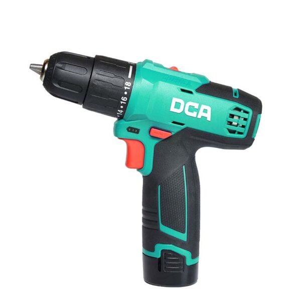 DCA 10mm Cordless Driver/Impact Drill Hammer driver drill ADJZ1202i ,12 volt 2 AH