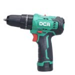 DCA 10mm Cordless Brushless Driver/ Hammer Drill BL ADJZ23-10i ,12 volt 2 AH