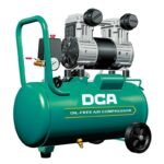 DCA Double-Tube Oil-Free Silent Air Compressor 24 ltr AQE1000/24, 1000 watts