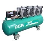 DCA Oil-Free Silent Air Compressor 120 ltr AQE1000x4/120, 4000 watts