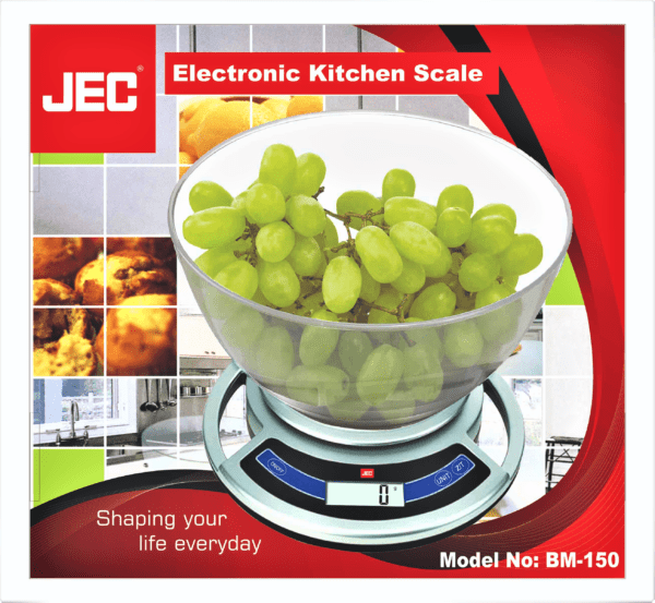 JEC Electronic Kitchen Weighing Scale Big BM-150