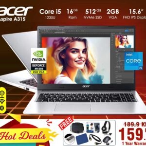 Acer Aspire i5 12th Gen 16GB Ram 512GB SSD 2GB VGA 15.6 FHD