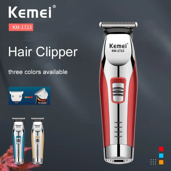 Kemei 2 in 1 Powerful Hair Trimmer Beard Haircut Barber Razor KM-1723