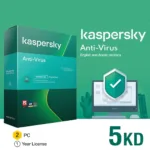 KasperSky Anti-virus 2 PC 1 Year License