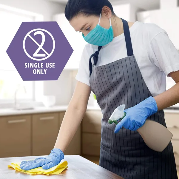 Disposable Nitrile Exam Glove - Large 100pcs| Latex Free, Powder Free | Single use Non-Sterile