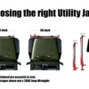 Torin 60" Ratcheting Off Road Utility Farm Jack, 3 Ton (6,600 lb) Capacity TRA8605