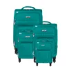 Euro Lark Travel Suitcase Trolley Bag 4pcs- 20, 24, 28, 32 inches Upright Turquoise