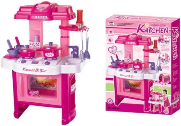 Kitchen Set Liberty Imports Deluxe Beauty Kitchen Appliance Cooking Play Set 008-26 Pretend & Dress Up