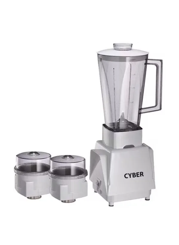 3 In 1 Electric Blender With Grinder 1000 ml 350 W White