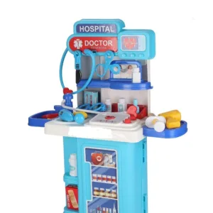 Namaskar Pretend Play Mobile Hospital Doctor Kit Play Set Trolley for Kids with Play Sink with Running Water Realistic Lights and Sounds (Hospital Doctor Kit Play Set)