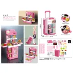 41 PCS-4 IN 1 MOBILE KITCHEN LUGGAGE CASE Age 3+ with LIGHT & SOUND