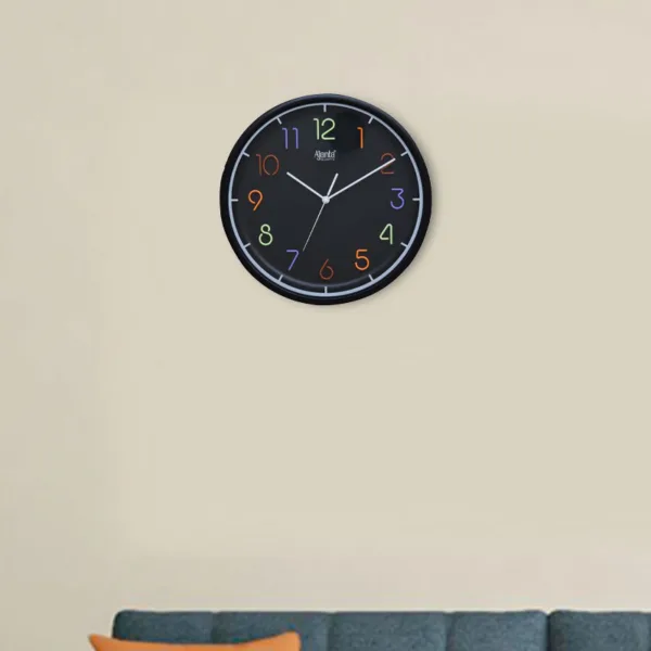 Ajanta Wall-Clock-Designer-Clock-2297-Black