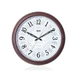 Ajanta-Wall-Clock-Designer-Clock-6007-Oak-wood