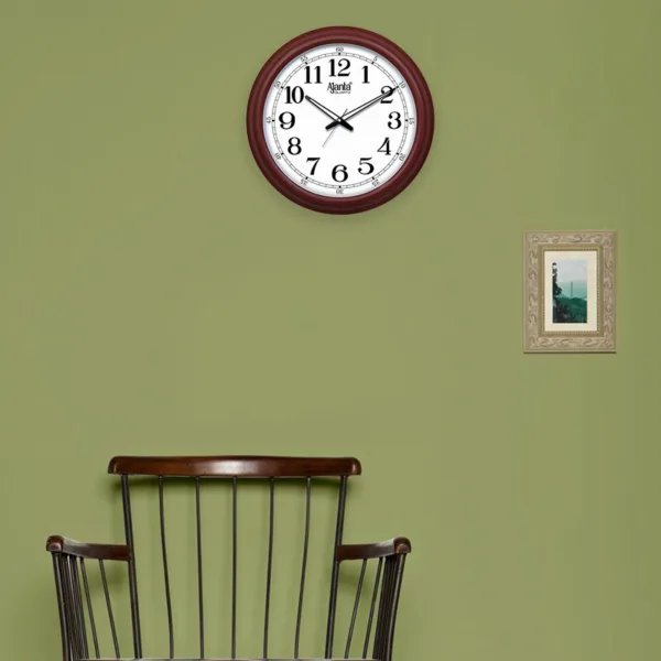 Ajanta Wall-Clock-Office-Clock-547-Oak-wood
