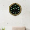 Ajanta wall-clock-designer-clock AJ-2367-golden-black