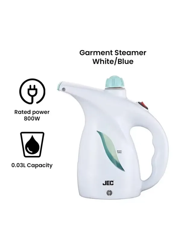 2 in 1 Handheld Garment Steamer & Facial Steamer 0.03L 800W BM-1012 White/Blue