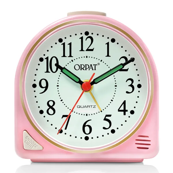 Orpat Time Piece – Snooze Buzzer Alarm Clock – TBZL-617 Pink