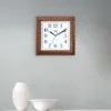 Wall-Clock-Vintage-series-Clock-7047-TEAK-WOOD