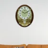 wall-clock-classic-musical-pendulum-quartz-wall-clock-pendulum-clock-with-decorative-daimonds AJ-3327-golden