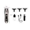 Mustache Electric Barber Hair Cutter Kemei km-639 Hair Clipper Trimer USB Trimmer Beard Hair Cutting Machine