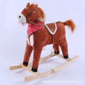Wooden Large Horse For Kids - Lakdi Ki Kati - Cowboy Horse Toy +5 years