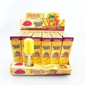 Pink Smile Color Chili Lip Plumper Hot Yellow Pepper 133-0014 Lip Gloss with yellow pepper extract