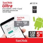Sandisk ultra memory card 128GB