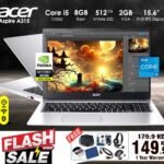 Acer Aspire i5 12th Gen 8GB Ram 512GB SSD 2GB VGA 15.6 FHD