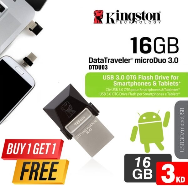 Kingston Flash Memory 16GB Buy One Get One Free